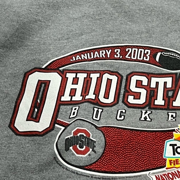 Ohio State University Buckeyes 2003 Fiesta Bowl NCAA Championship Sweatshirt - Picture 3 of 6